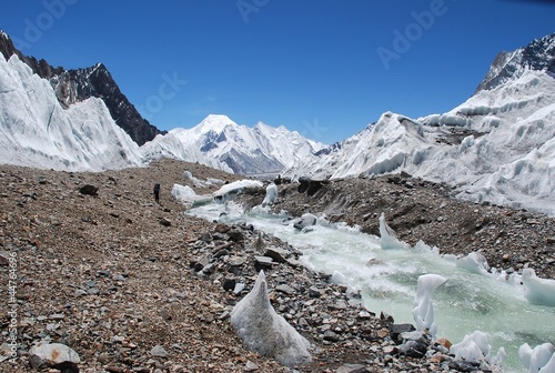 Beautiful mountain area and sky. Pakistan