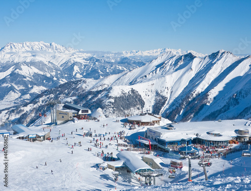 Fotografía Ski resort of Kaprun, Kitzsteinhorn glacier. Austria