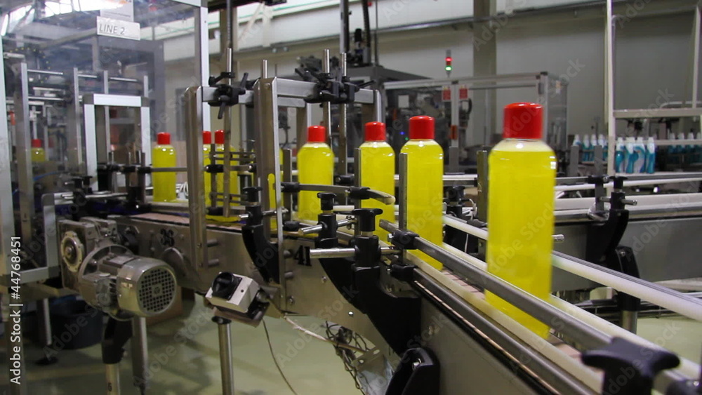 Liquid Detergent on Automated Production Line
