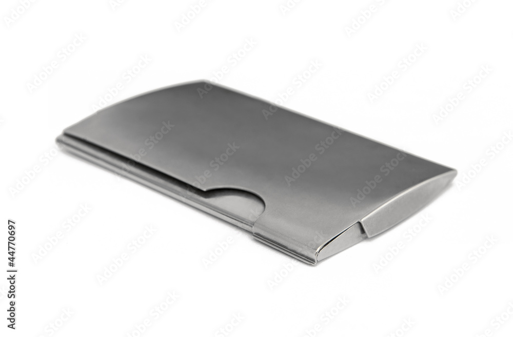 Business card holder isolated on white background Business card holder isolated on white background