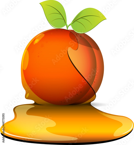 peaches in caramel