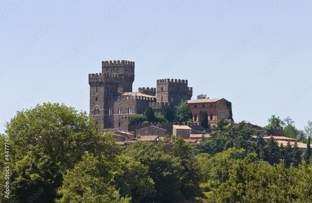 Castle of Torre Alfina. Lazio. Italy.