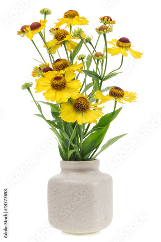minimalistic  bouquet  - mini yellow flowers
