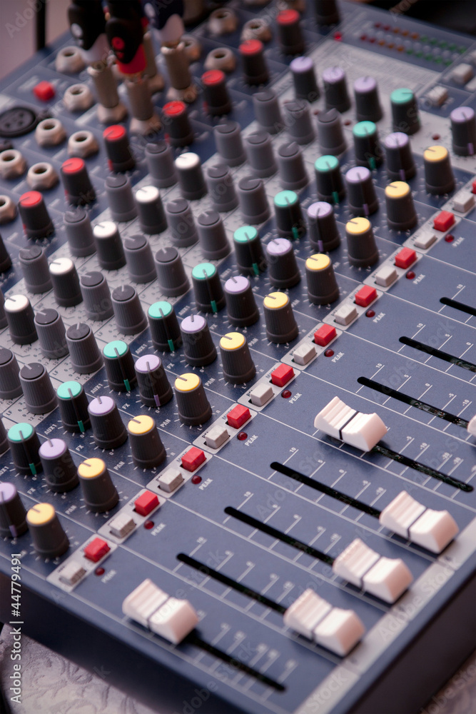 Music control panel Music control panel