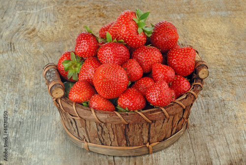Basket of strawberries