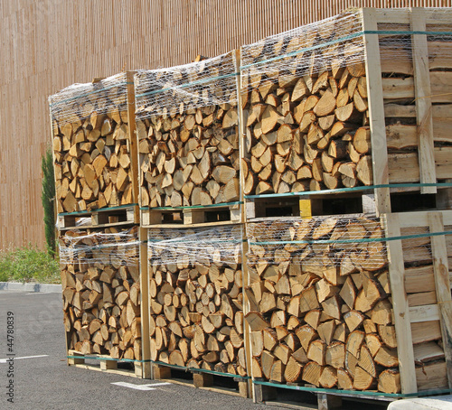 Quadro su tela Stock de bois de chauffage