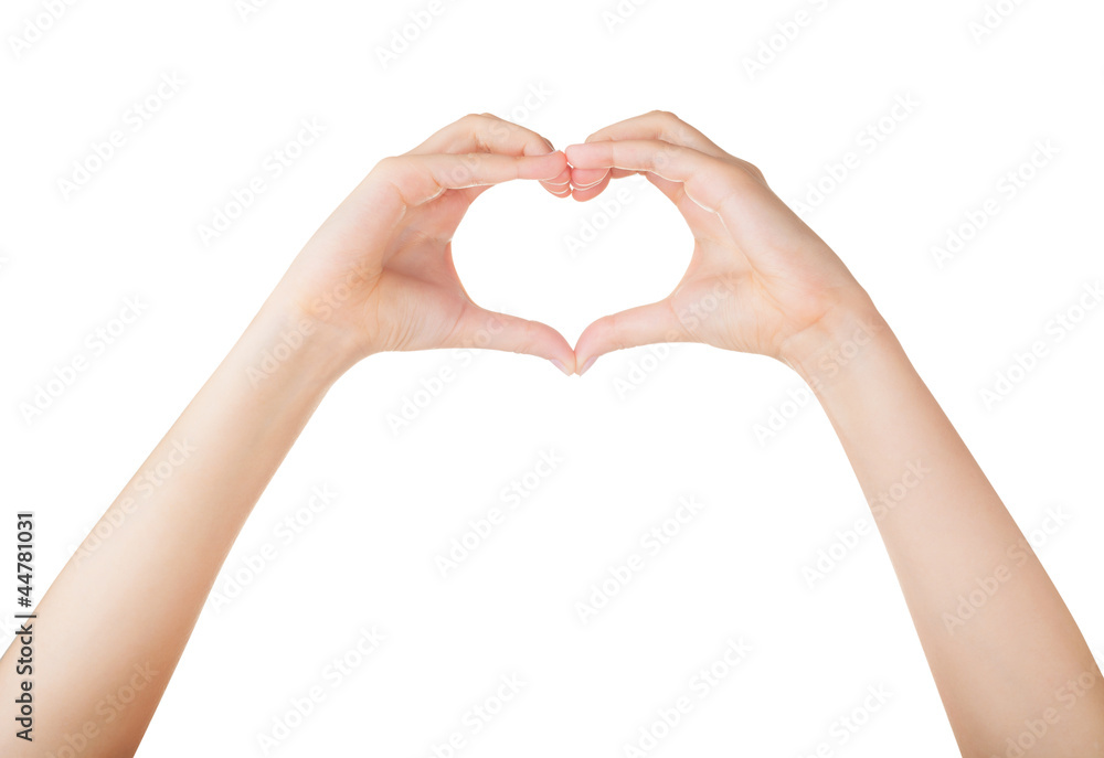 Fototapeta premium Human hand heart