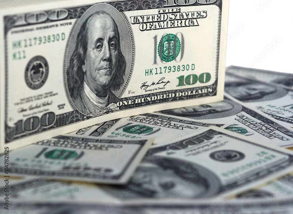 Dollar bank note money background