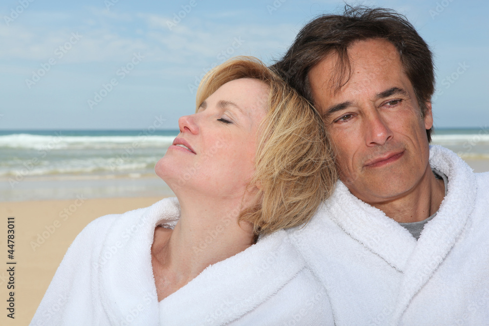 couple on the beach couple on the beach