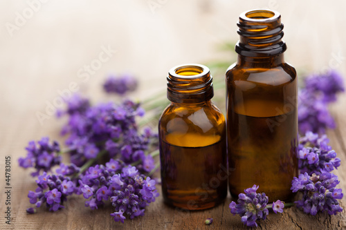essential oil and lavender flowers #44783015