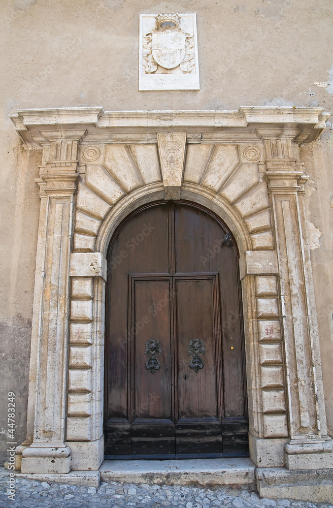 Historical palace. Amelia. Umbria. Italy.