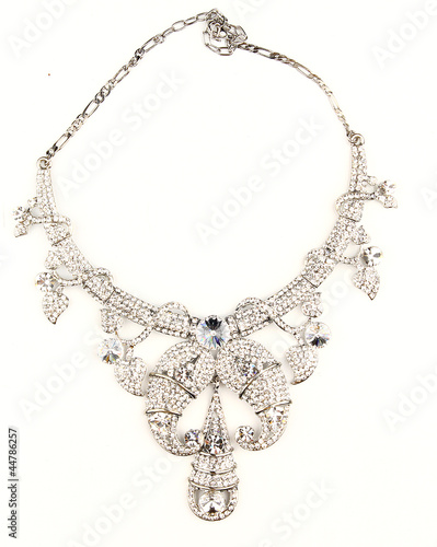 Indian jewelry isolated on a white background