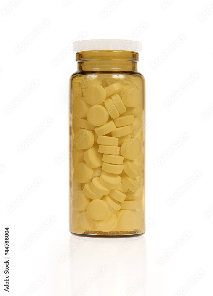Medicine bottle isolated on white Medicine bottle isolated on white