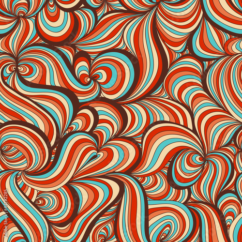 Dekoracja na wymiar  retro-swirls-seamless-pattern
