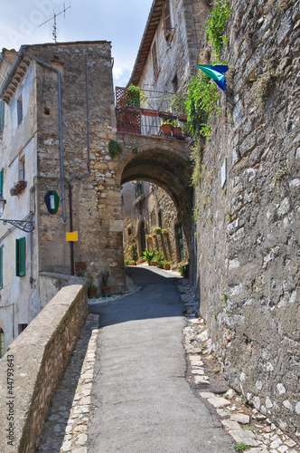 Alleyway. Amelia. Umbria. Italy. © Mi.Ti.