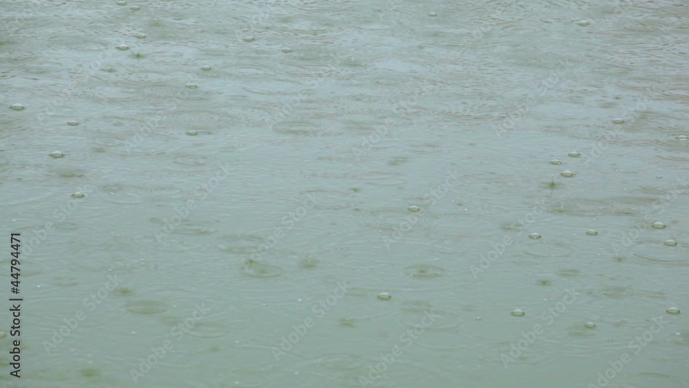 Background from dripping drops of a rain