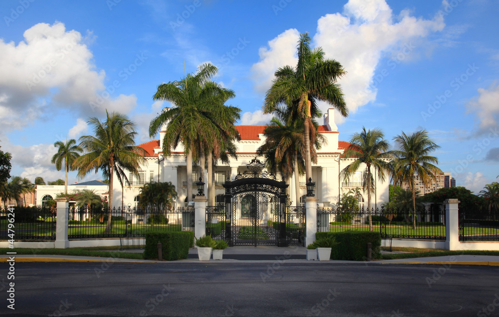 Henry M Flagler Museum in West Palm Beach, Florida