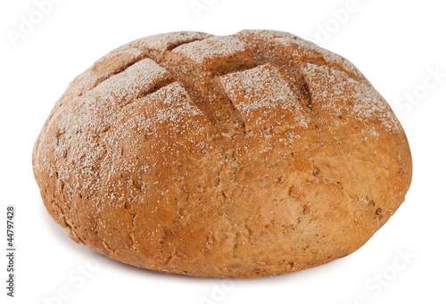 Black round bread