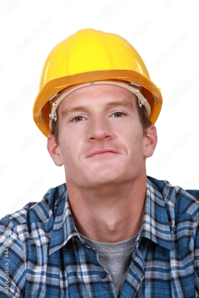 Portrait of a contented tradesman Portrait of a contented tradesman