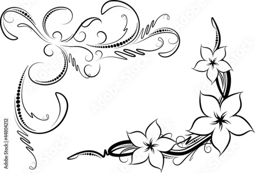 Decorative corners.