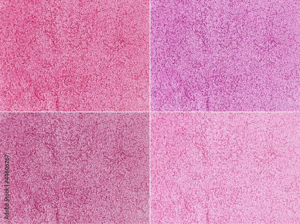 Fototapeta premium Towel textures set