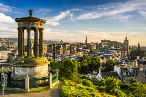 Photo Beautiful view of the city of Edinburgh