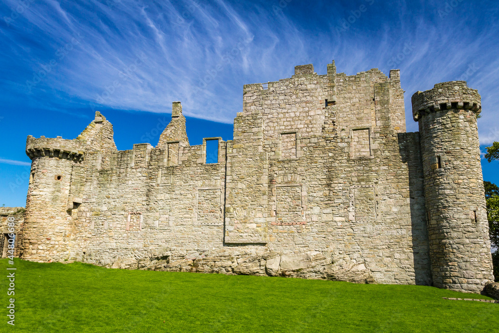 Medieval castle in summer