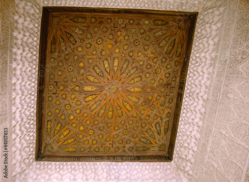 wooden ceiling of the Alhambra