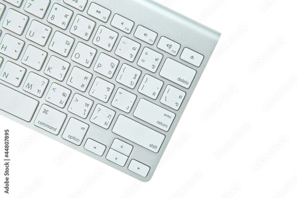 Computer keyboard isolated on white background Computer keyboard isolated on white background