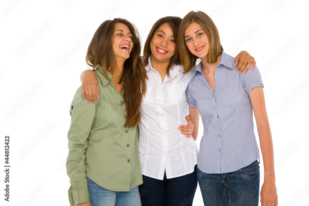 three teenage girls three teenage girls