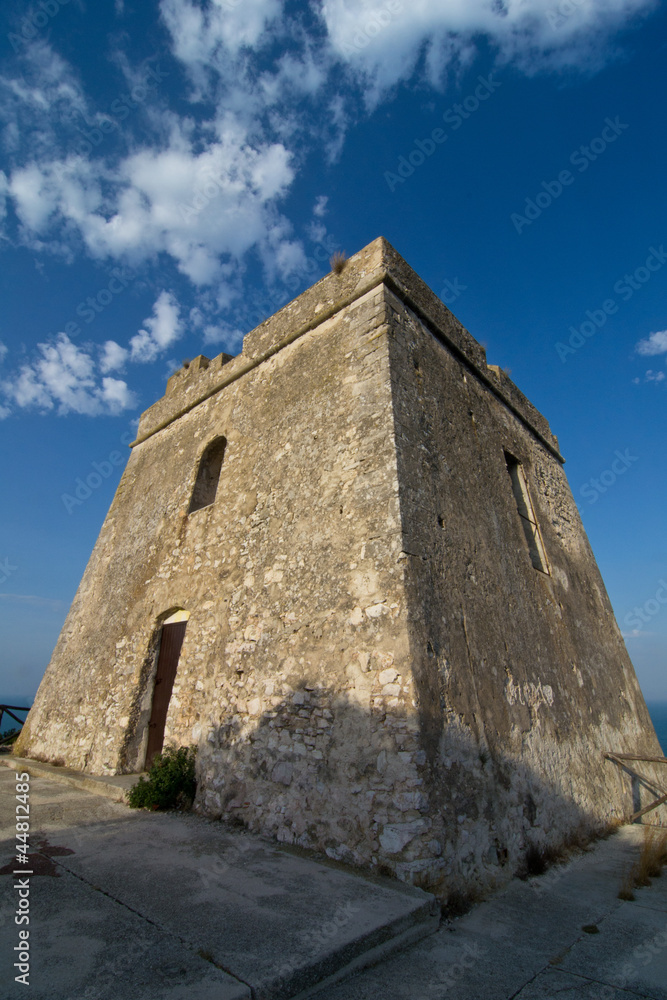 Ancient tower at gargano, Apulia (Italy)