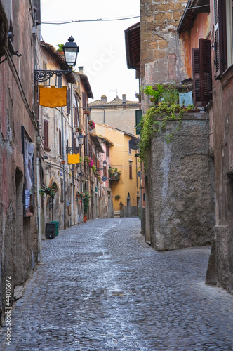 Alleyway. Nepi. Lazio. Italy.