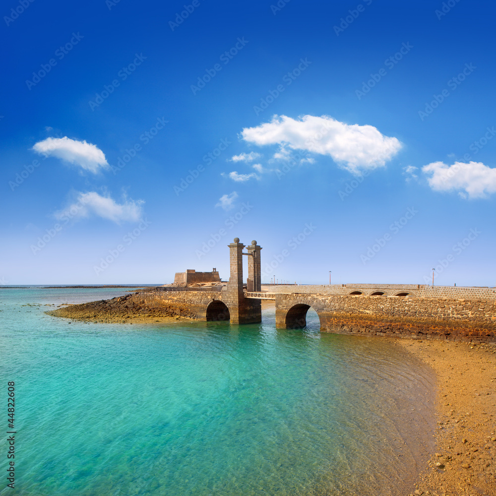 Arrecife Lanzarote castle and bridge