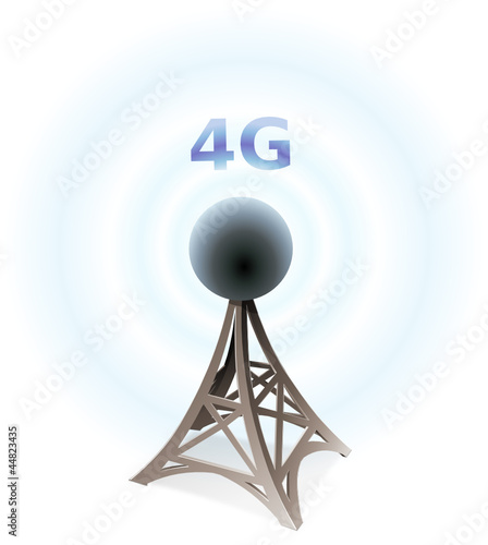 Antenne-relais 4G de téléphonie mobile
