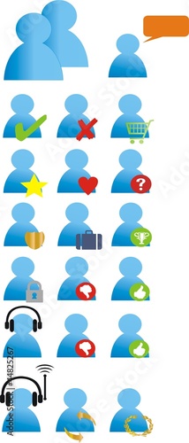 pictogrammes personnages web