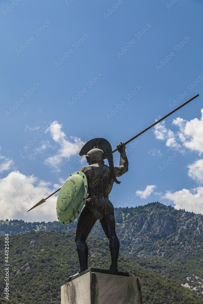 Leonidas statue, Thermopylae, Greece