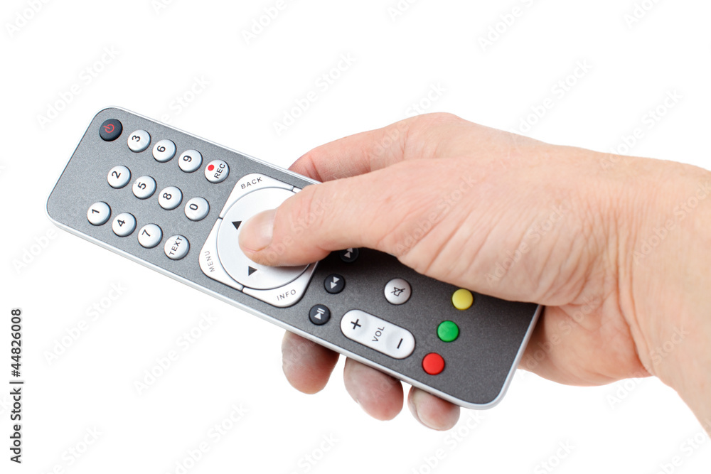 Remote control unit of digital receiver, isolated Remote control unit of digital receiver, isolated
