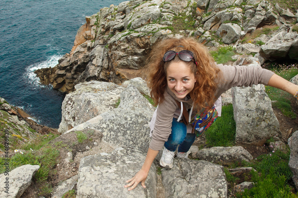 Naklejka premium Promenade en Bretagne, la pointe du Raz
