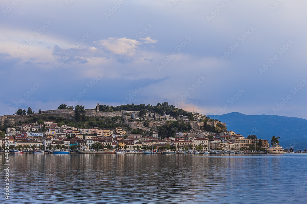 Nafplio , a seaport town in the Peloponnese in Greece