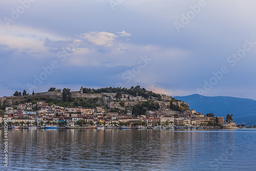 Nafplio , a seaport town in the Peloponnese in Greece