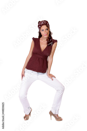 Woman in jeans