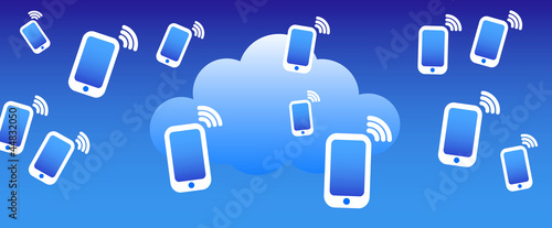 Cloud Phone Background