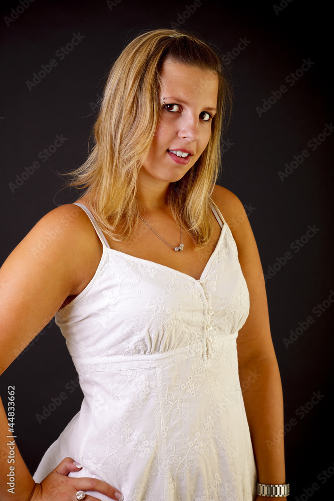 Fototapeta premium Young blond woman