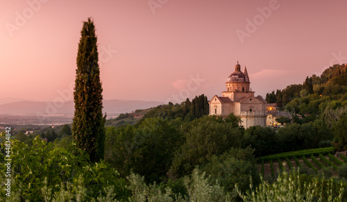 Bilde på lerret Basilica di San Biagio in Montepulciano, Tuscany, Italy