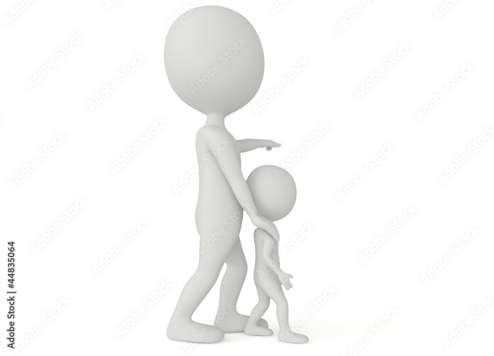 3d humanoid character pointing with finger 3d humanoid character pointing with finger