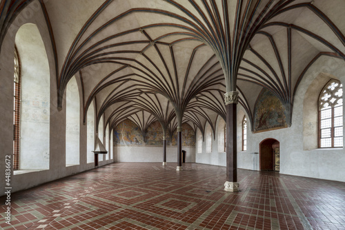 Chamber in greatest Gothic castle in Europe - Malbork. #44836672