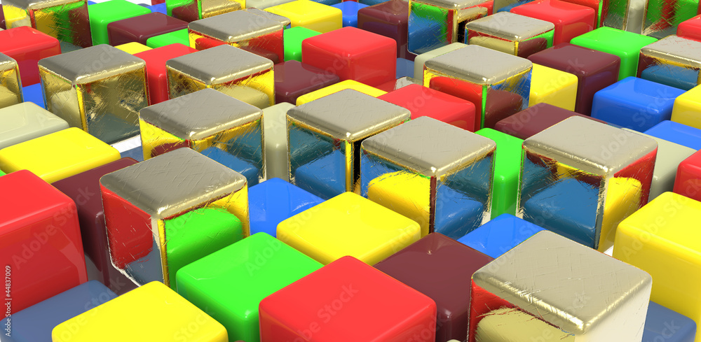Colorful cubes Colorful cubes