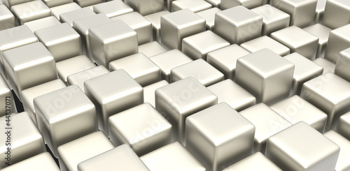 White metal cubes © frog