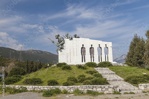 Bild auf Leinwand The Distomo Memorial in Greece