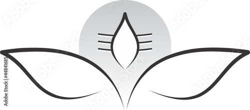 Lord shiva in meditation posture